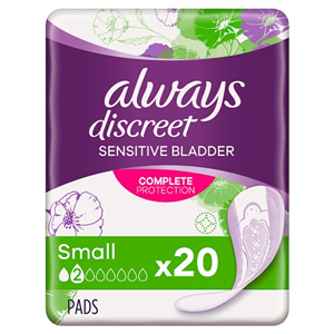 Always Discreet Small Incontinence Pads 20 Pack