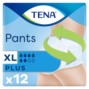 Tena Plus Extra Large Bladder Weakness Pants 12 Pack