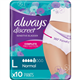 Always Discreet Normal Large Incontinence Pants 10 Pack