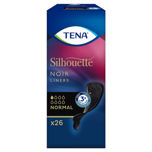 Tena Lady Silhouette Noir Liners Normal X26