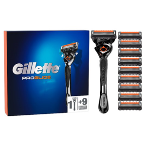 Gillette Proglide Razor & 9 Blades Pack