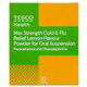 Tesco Max Strength Cold And Flu Sachets Lemon 10