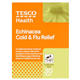 Tesco Echinacea Cold & Flu Relief 30S
