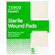 Tesco Health Sterile Wound Pads 5 Pack