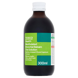 Tesco Health+ Menth Bronchial Balsam 300Ml