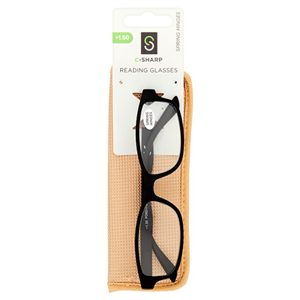C-Sharp Unisex Reading Glasses +1.50