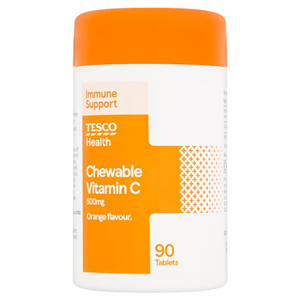 Tesco Chewable Vitamin C 500Mg 90S