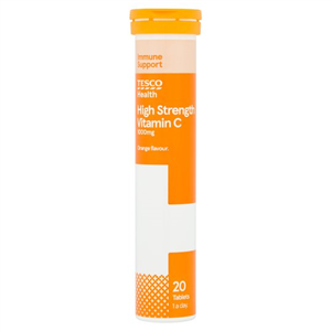 Tesco High Strength Vitamin C Effervescent 20S