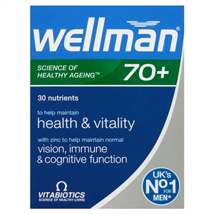 Vitabiotics Wellman 70+ Tablets X30