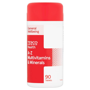 Tesco A-Z Multivitamins & Minerals 90S