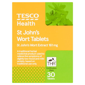Tesco St Johns Wort 30S