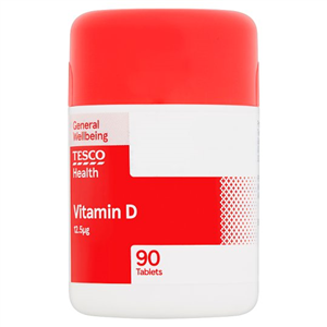 Tesco Vitamin D 12.5Mcg X 90
