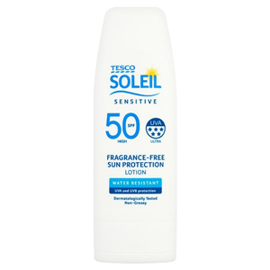 Tesco Soleil Sensitive Sun Protect Lotion Spf 50 200Ml