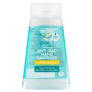 Grab It Anti-Bacterial Hand Sanitiser Citrus Lemon 50Ml