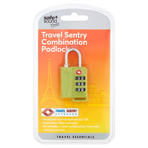 Safe & Sound Combination Padlock