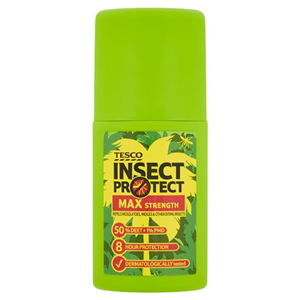 Tesco Max Strength Insect Repellent Pump Spray 100 Ml