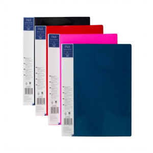 Tesco 20 Pocket Display Book Assorted