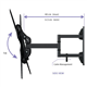 Avf Nhl44 Multi Position Tv Bracket 32To55in