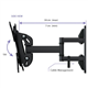 Avf Nhl24 Multi Position Tv Bracket Upto39in