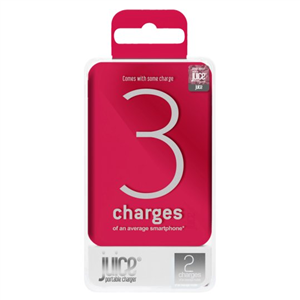 Juice 3 Charge Powerbank 10,000 mAh Red