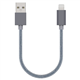 Tesco 15Cm Lightning Cable Grey