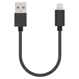 Tesco 15Cm Lightning Cable Black
