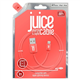 Juice Apple Lightning 1m Charging Cable Coral