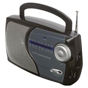 Tesco Black Kitchen Analogue Radio