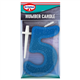 Dr. Oetker Number 5 Multicoloured Candle