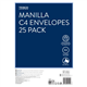 Tesco Manilla Envelopes C4 25Pk