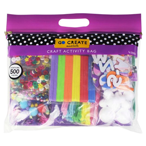 Go Create Craft Activity Bag 500 Pieces