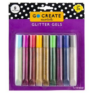Go Create Glitter Glues 6 Pack