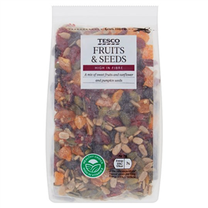 Tesco Fruit & Seed Mix 300G