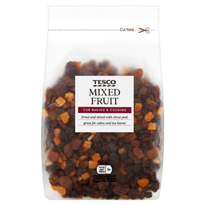 Tesco Dried Mixed Fruit 500G