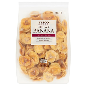 Tesco Chewy Banana 300G