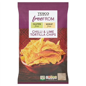 Tesco Free From Chilli & Lime Tortillas 200g