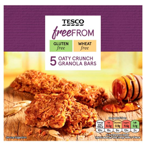 Tesco Free From 5 Oaty Crunch Granola Bar 210G