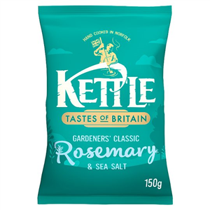 Kettle Chips Sea Salt & Rosemary 150G