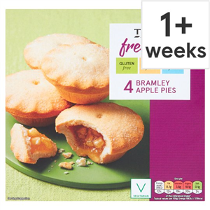 Tesco Free From Bramley Apple Pies 4 Pack
