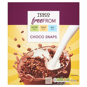 Tesco Free From Choco Snaps Cereal 300G