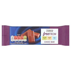 Tesco Free From Chocolate Bar 35G