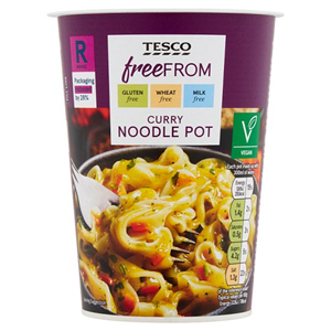 Tesco Free From Curry Noodle Pot 74G