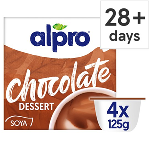 Alpro Chocolate Soya Dessert 4 X 125G