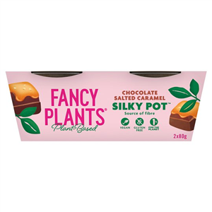 Fancy Plants Chocolate Salted Caramel Silky Pot 2X80g