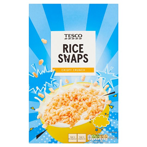 Tesco Rice Snaps Cereal 375G