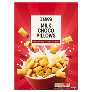Tesco Pillows With Milk Chocolate Filling 375G