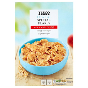 Tesco Low Fat Special Flakes Cereal 500G