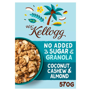 Wk Kellogg's No Added Sugar Coconut Granola 570G
