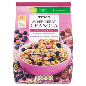 Tesco Super Berry Granola 500G