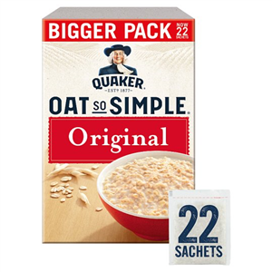 Quaker Oat So Simple 22 Original Porridge Sachets 594G